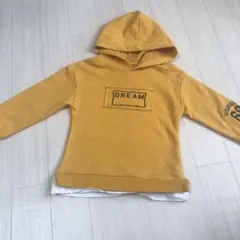 トップス　パーカー　110㎝　オレンジ　キッズ　子供用