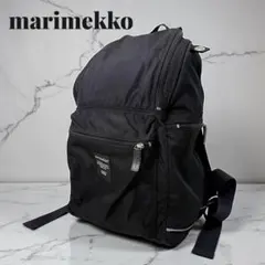 marimekko Buddy リュック ブラック ナイロン 大容量