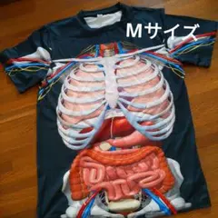 内臓Tシャツ 　人体Tシャツ　人体臓器Tシャツ　人体模型Tシャツ　医療系Tシャツ