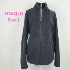 UNIQLO ユニクロ フリース フルジップ ジャケット L グレー