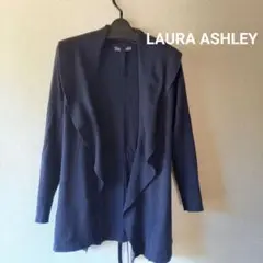 LAURA ASHLEY ネイビーロング カーディガン