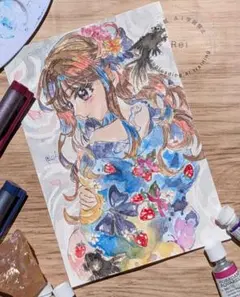 プ*。様 アナログイラスト 手描き オリジナル No.18 - メルカリ