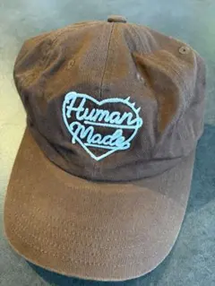 HUMAN MADE キャップ ブラウン