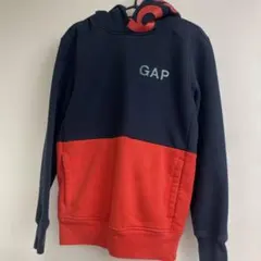 GAP ネイビー/レッド フード付きパーカー XS