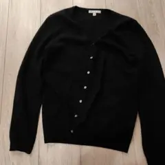 UNIQLO カシミヤ100% ブラック カーディガン M