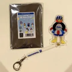つば九郎 30周年 お座りつば九郎（小）用 着せ替えTシャツ 紺 白 2着