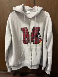 Disney ミッキーマウス パーカー グレー