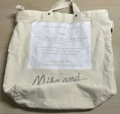 niko and…キャンバストートバッグ 2WAY ショルダー 大容量