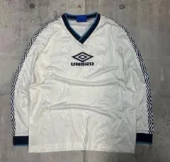 90s vintage UMBRO soccer v-neck shirtのサムネイル