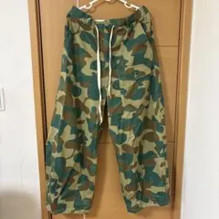 ニコアンド Hazy CLUB ヘイジークラブ てぃらパンツ カモフラ