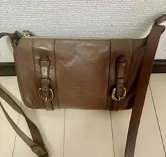 Dakota キューブ　レザーショルダーバッグ