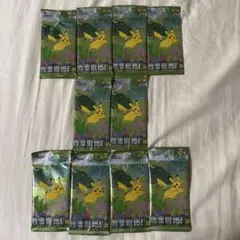 海外 中国版ポケモンカード151 收集啦 151 旅　10パック