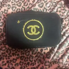 CHANEL ココマーク ポーチ ブラック クリスマス ゴールド