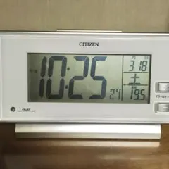 CITIZEN 電波時計 温度計付きデジタル目覚まし時計 シチズン 8RZ071