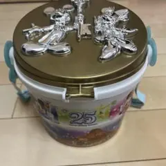 【限定品レア】　25周年記念ディズニー二段ポップコーンバスケット