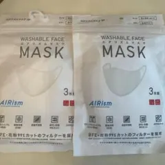 ユニクロAIRism 洗えるマスク ちいさめサイズ 3枚入り2セット
