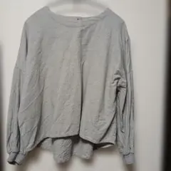 ♡merci グレー 長袖トップスのサムネイル