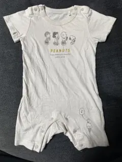 スヌーピー　ロンパース　半袖ロンパース　70 80