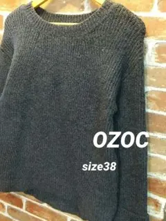 OZOC レディースニット ネイビーのサムネイル