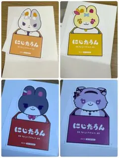 にじたうん　OS特典ポップ　樋口楓、星川サラ、月ノ美兎、壱百満天原サロメ