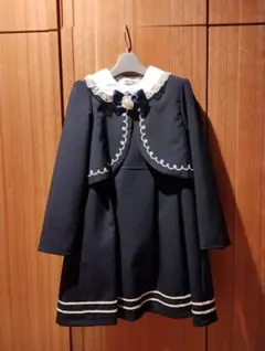 フォーマルセットアップ　紺　130 手洗い可