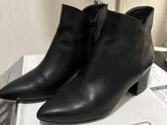 cole haan レディース ブラック レザー サイドゴアブーツのサムネイル