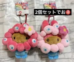 ミャクミャク　キティ　3点セット　限定カラー　ノーマル　カラビナ　キーホルダー ミャクミャク キティ 3点セット 限定カラー ノーマル カラビナ