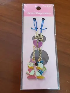 【新品・未使用・未開封】ペアストラップ ドナルド・デイジー