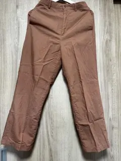 ユニクロ リネンパンツ 茶色