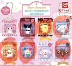 サンリオキャラクターズ パッケージミニチュアコレクション 6個セット
