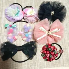 panpantutu ヘアゴム 7点セット