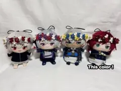 【ボルドー×赤】せめよん花かんむり にじぱぺっと ぱぺ服 ぬい服 ヘッドドレス