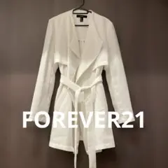 FOREVER21 ホワイトトレンチコート Mサイズ