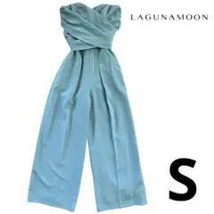 【即日発送】LAGUNAMOON ベアトップ オールインワン ライトブルーのサムネイル