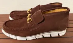 ヒロシツボウチ 新品 ビットローファー ハイカット ブラウン 26.5cmのサムネイル