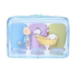 スヌーピー PEANUTS シリコンボトルセット　旅行用ポーチ