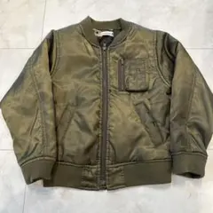 オリーブ色 MA-1スタイルジャケット
