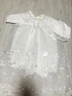 ベビードレス 帽子つき