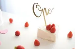 ケーキトッパー one 一歳　誕生日　バースデー　飾り　装飾　子供　お祝い