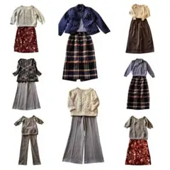 スナイデル他12点　Mサイズ中心　秋冬物レディース服まとめ売り　1週間コーデ