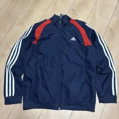 adidas ジャージ ネイビー/レッド J150