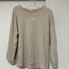 COLZA 長袖Tシャツ ベージュ Sサイズ