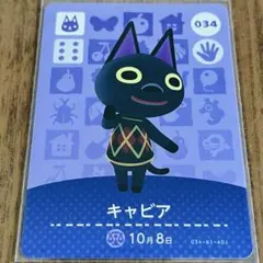どうぶつの森 amiiboカード キャビア