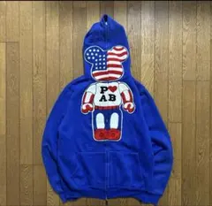 APE ジップパーカー　ベアブリック　y2k まいろ