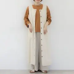 studioCLIP ダブルフロントカジュアルジャンスカ　ジレ