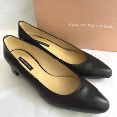 FABIO RUSCONI ファビオルスコーニ パンプス チャンキーヒール 24