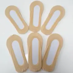 も*み様 フットカバーソックス　6足セット　まとめ売り　ベージュ