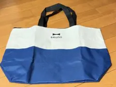 BRUNO エコバッグ ホワイト/ネイビー系のサムネイル