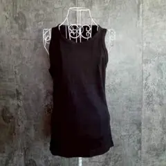 ✨H&M✨エイチアンドエム♡リブタンクトップ♡スリムフィット♡ブラック(S)