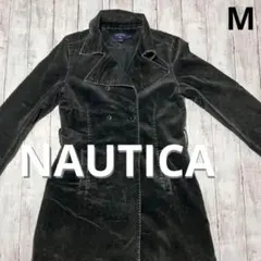 ノーティカ ジャケット アウター コーデュロイ コート ブラック シンプル M